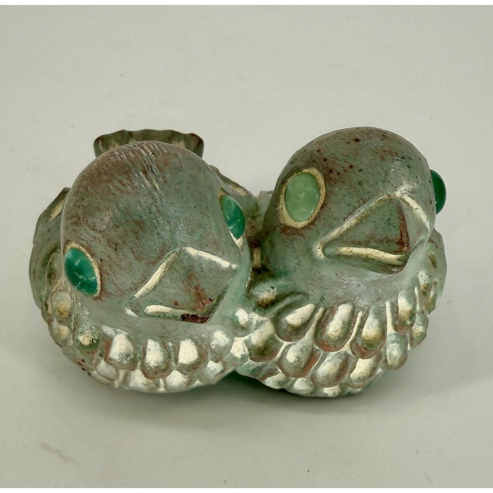 Isabel Bloom Love Birds Vintage Sculpture Featuring Glass Eyes